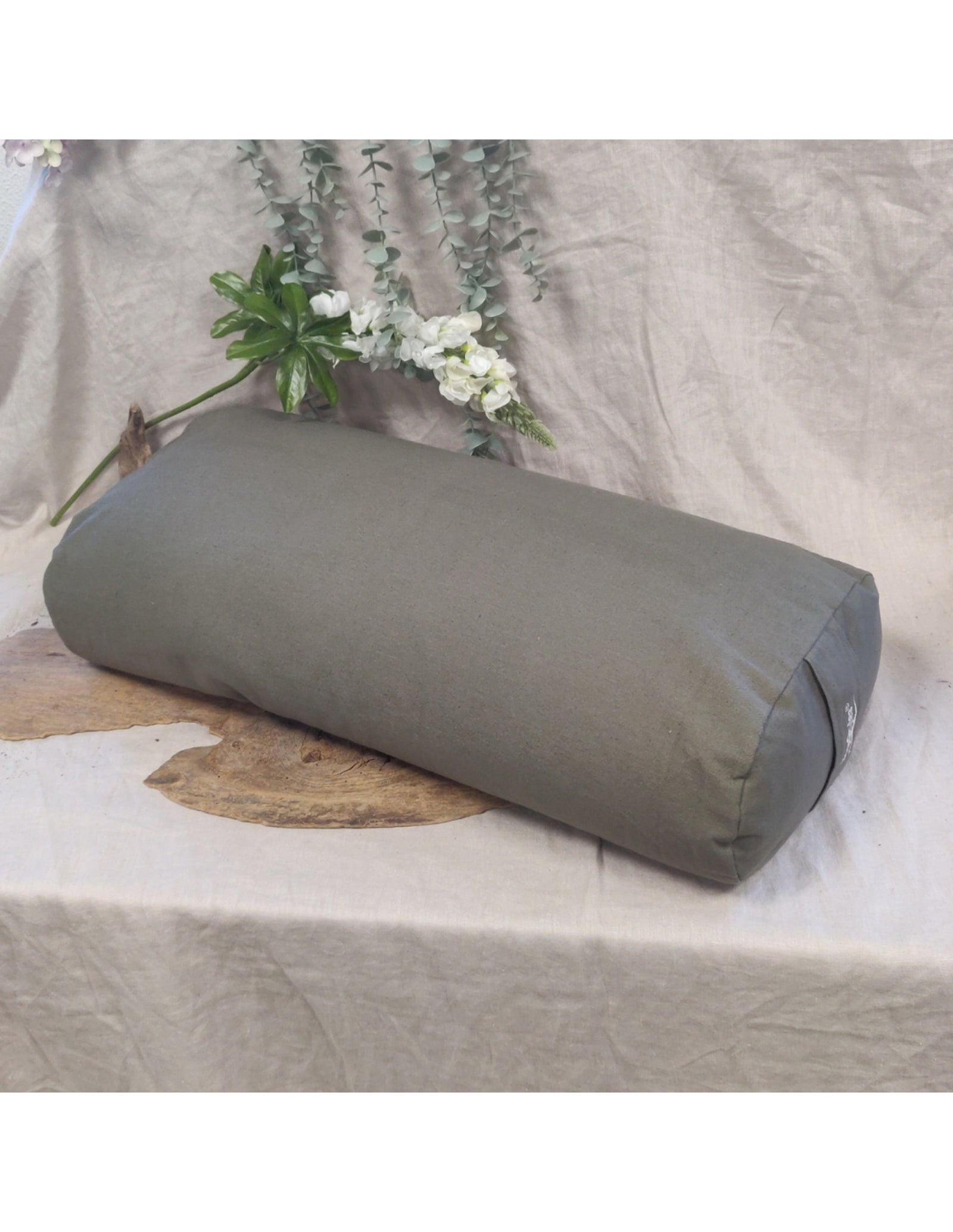 YogaStyles Design Bolster - Ovaal Grijs