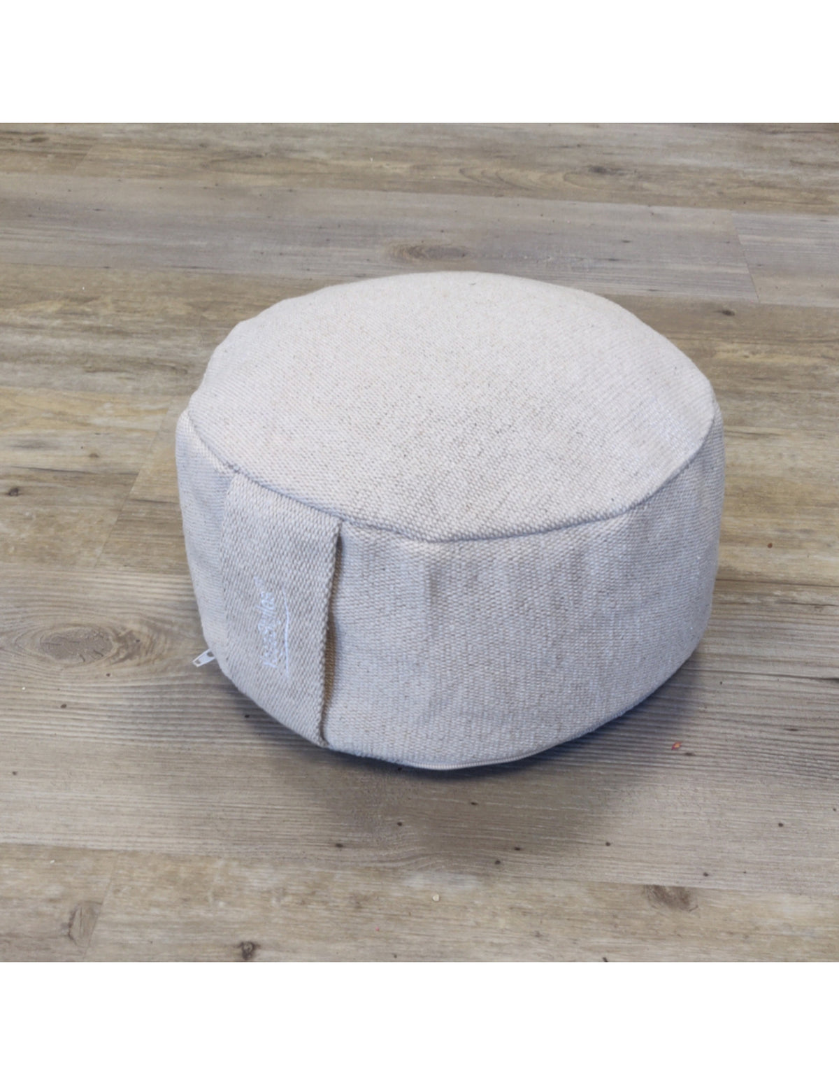 YogaStyles Design Meditatiekussen Zitkussen rond - creme - jute look