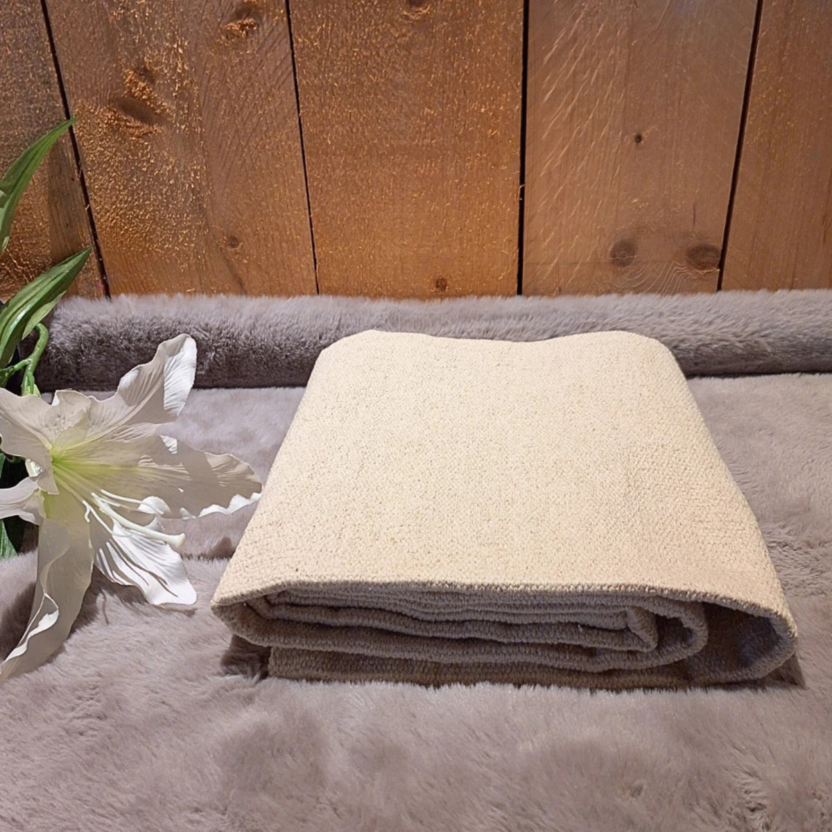 YogaStyles Katoenen Yogamat Mysore - Natural - creme