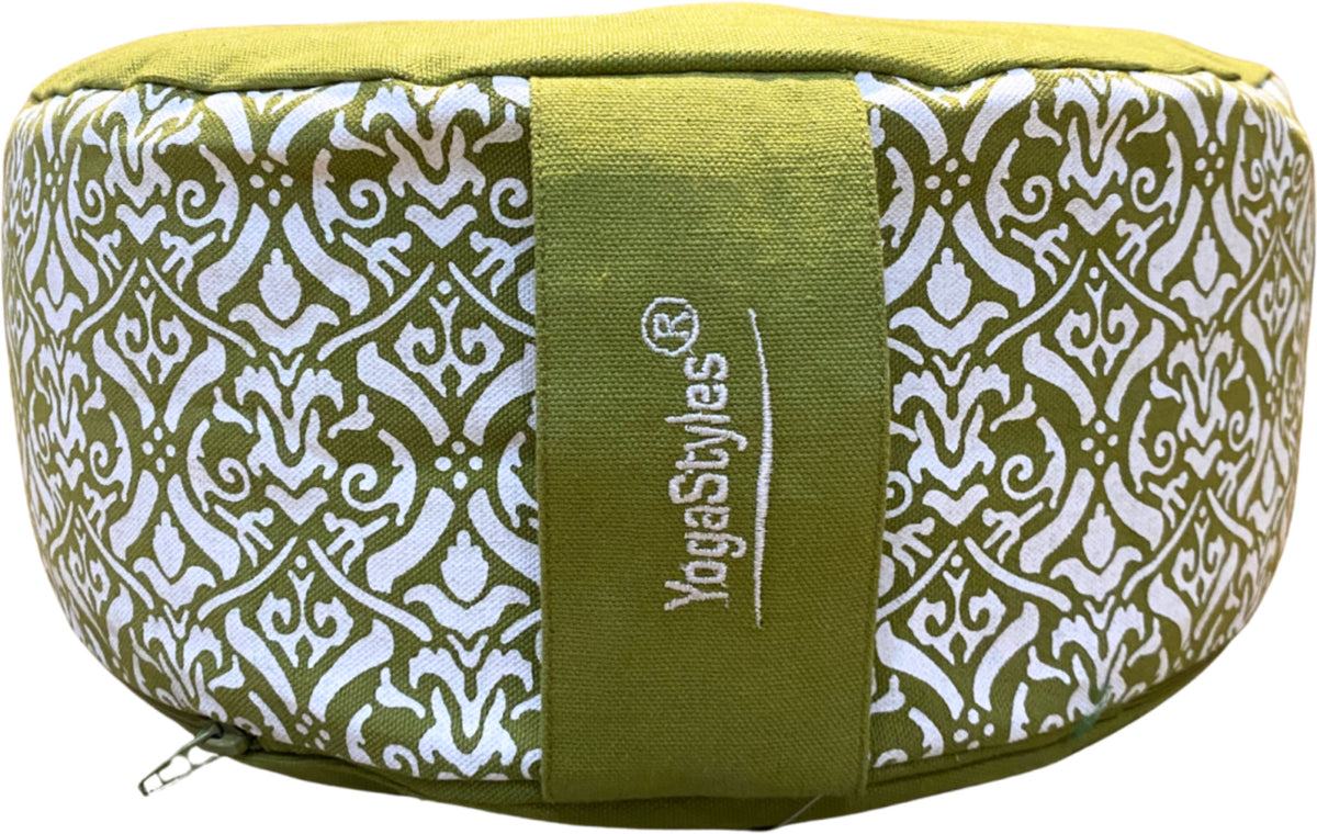 YogaStyles Meditatiekussen Design Groen XL