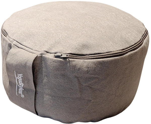 meditatiekussen design stone wash grijs