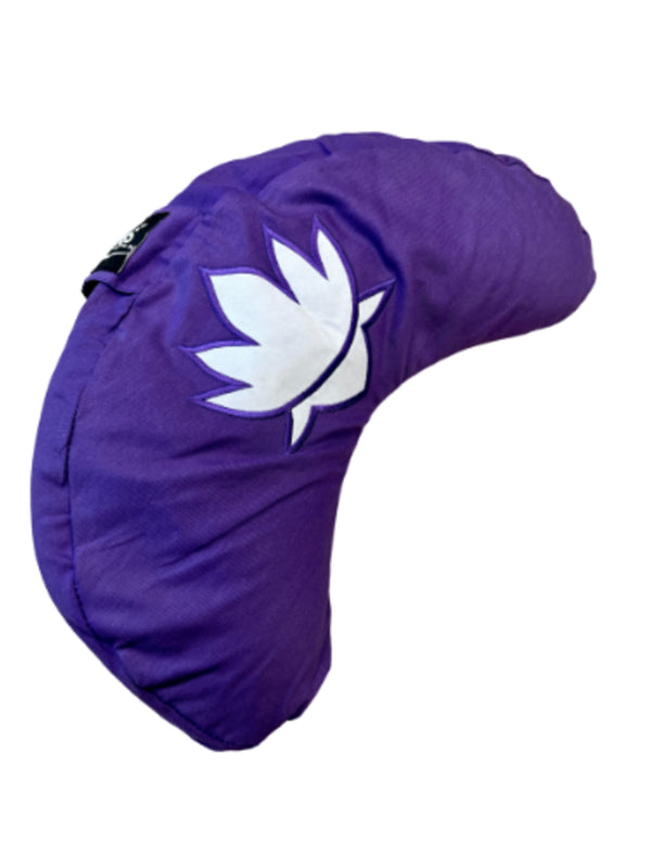meditatiekussen - halve maan - paars - lotus - Symbolic