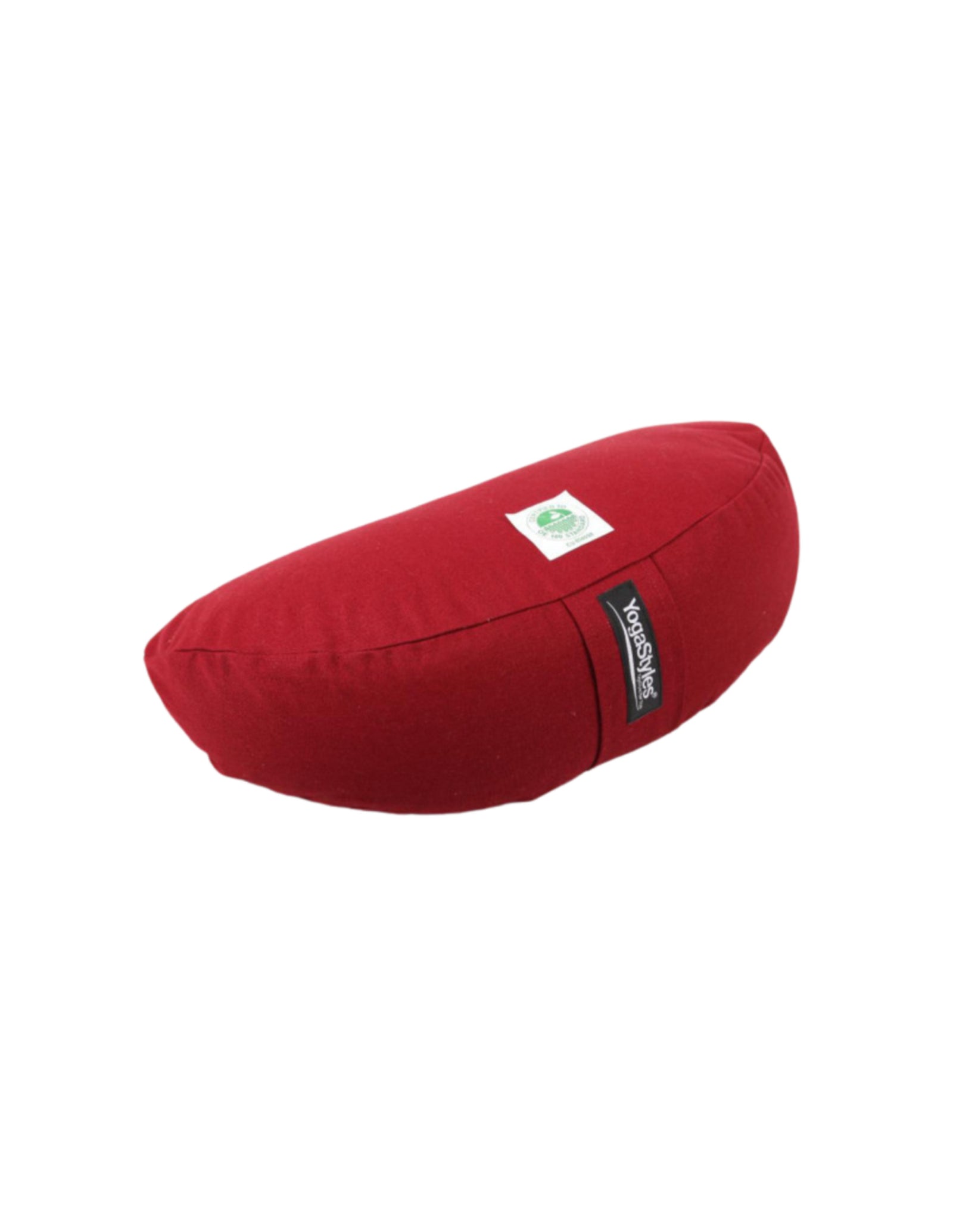 YogaStyles Meditatiekussen Organic Moon Bordeauxrood