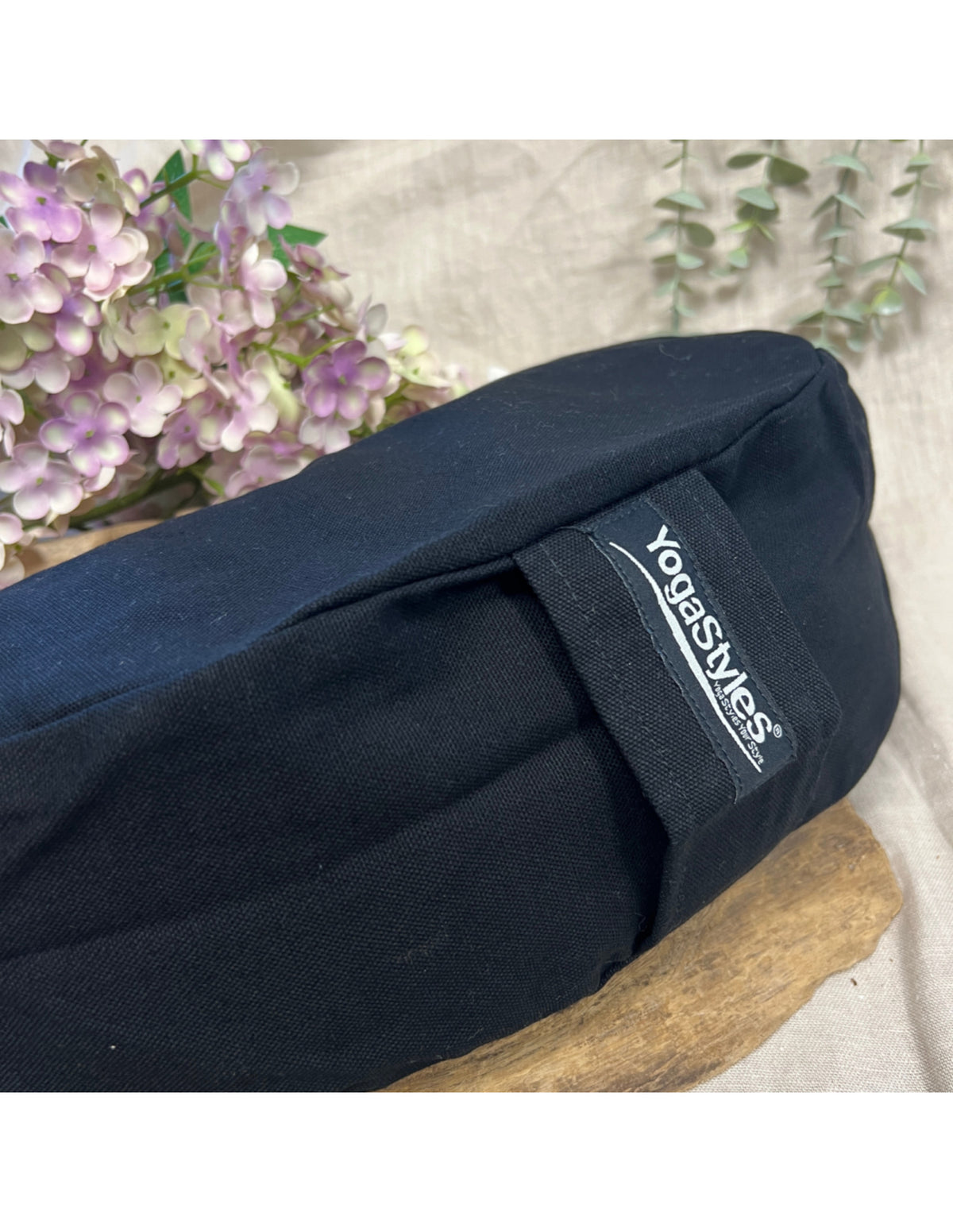 YogaStyles Meditatiekussen Organic Moon Zwart
