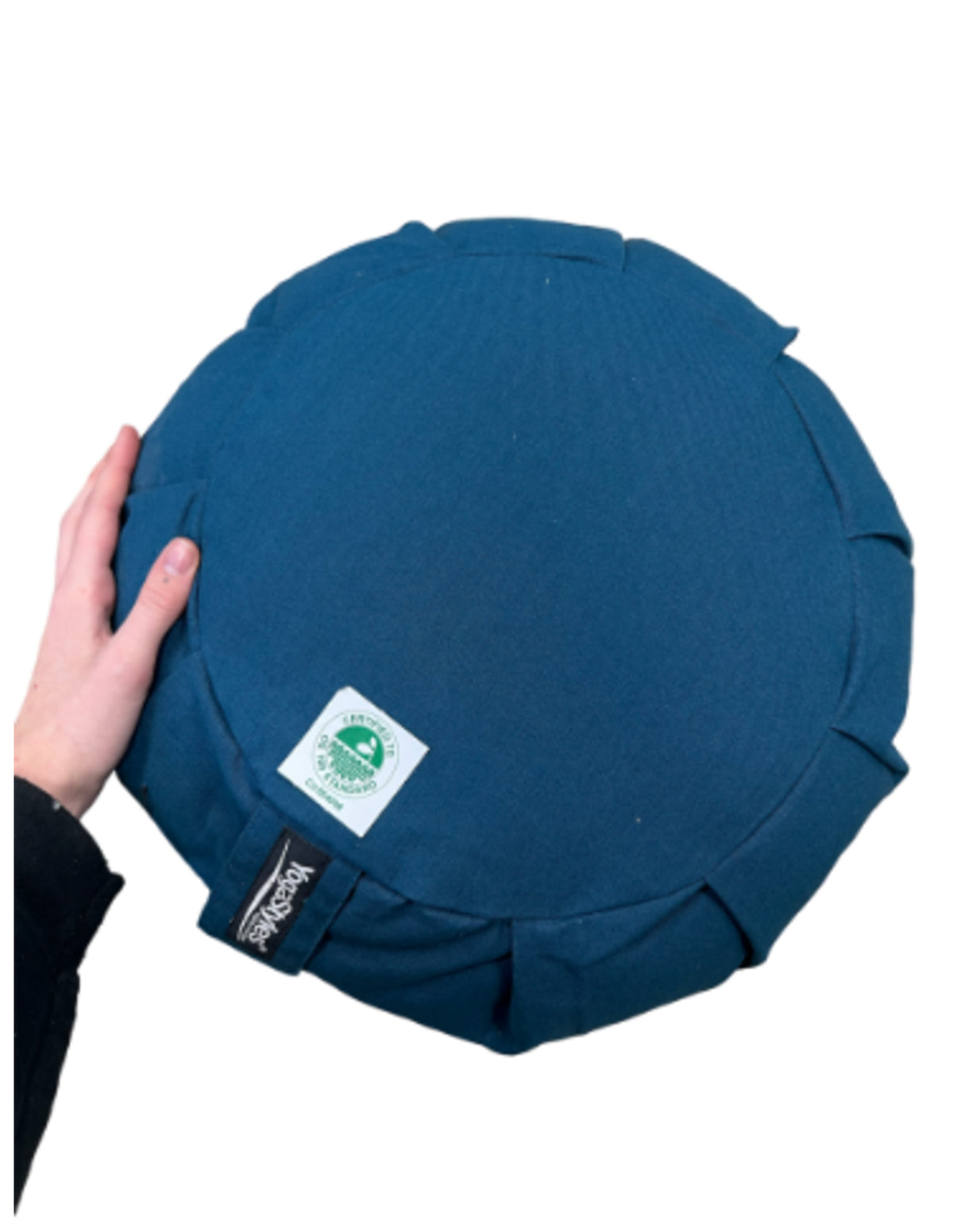 YogaStyles Meditatiekussen Organic Zafu Petrol