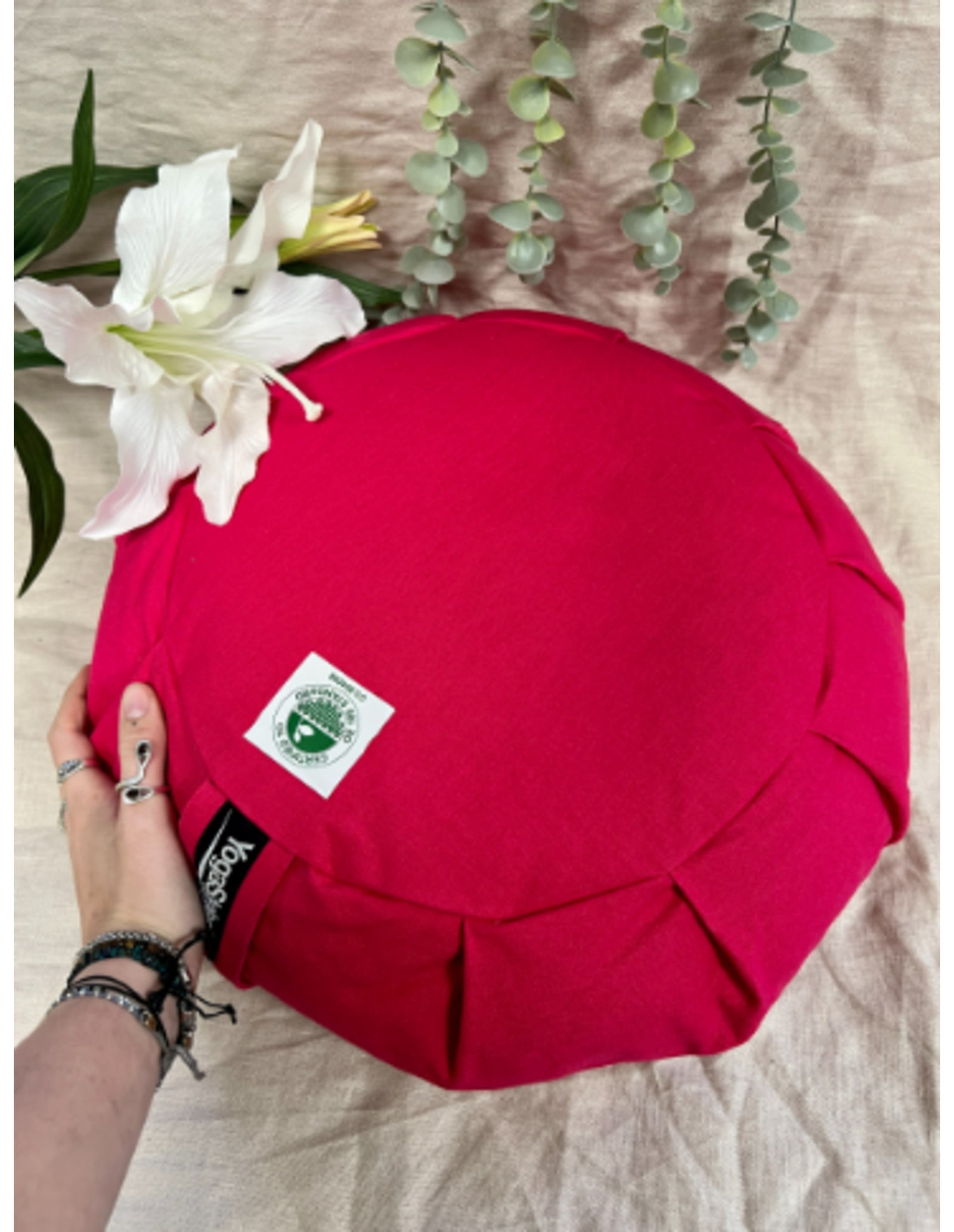 YogaStyles Meditatiekussen Organic Zafu Roze