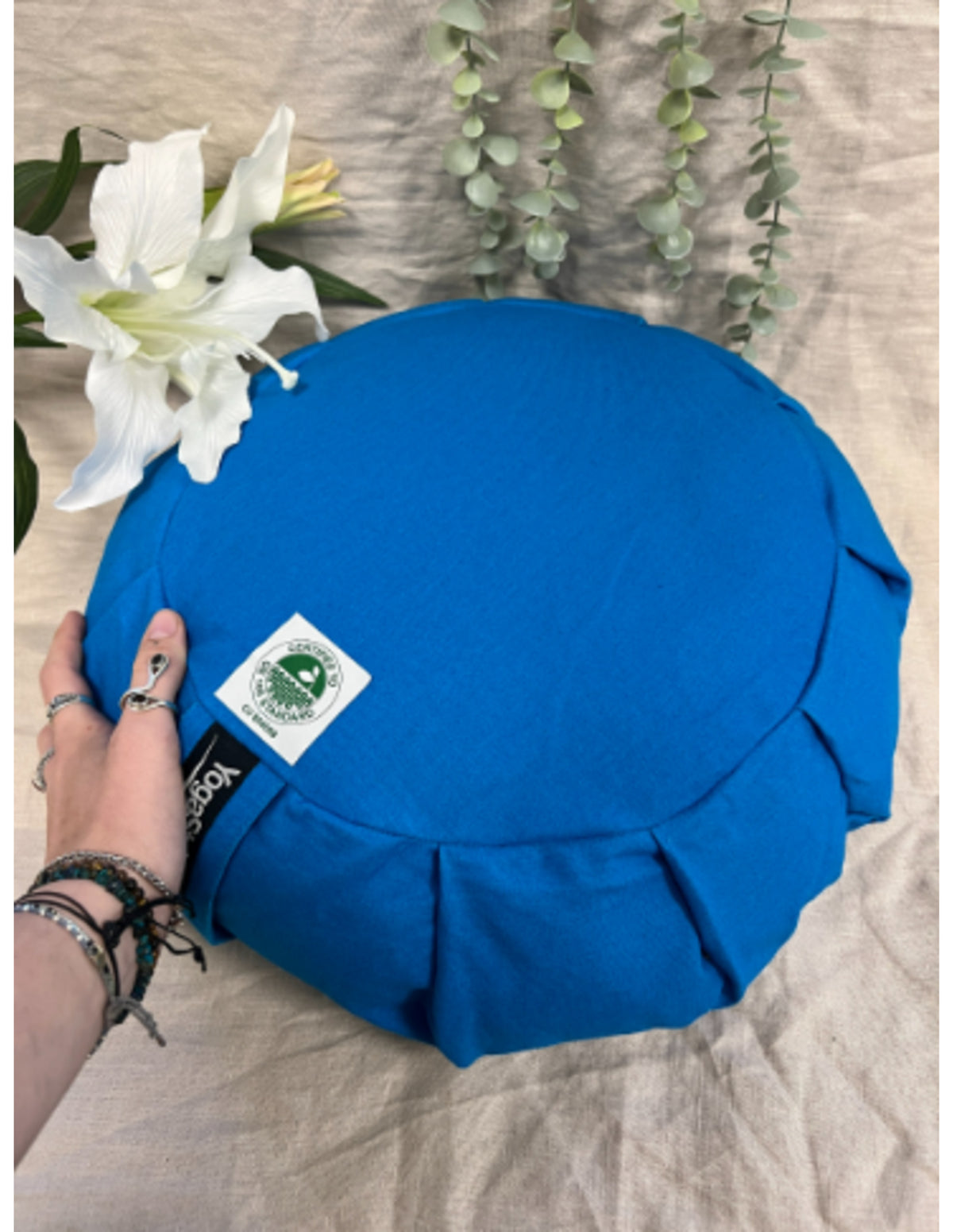 YogaStyles Meditatiekussen Organic Zafu Turquoise