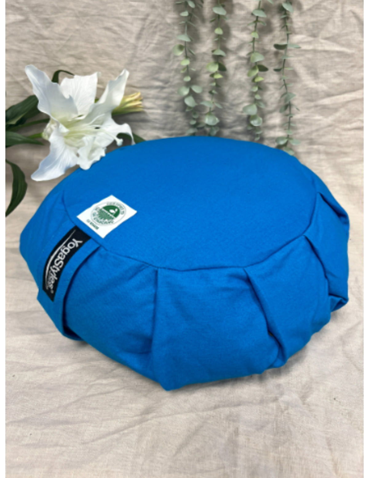 YogaStyles Meditatiekussen Organic Zafu Turquoise