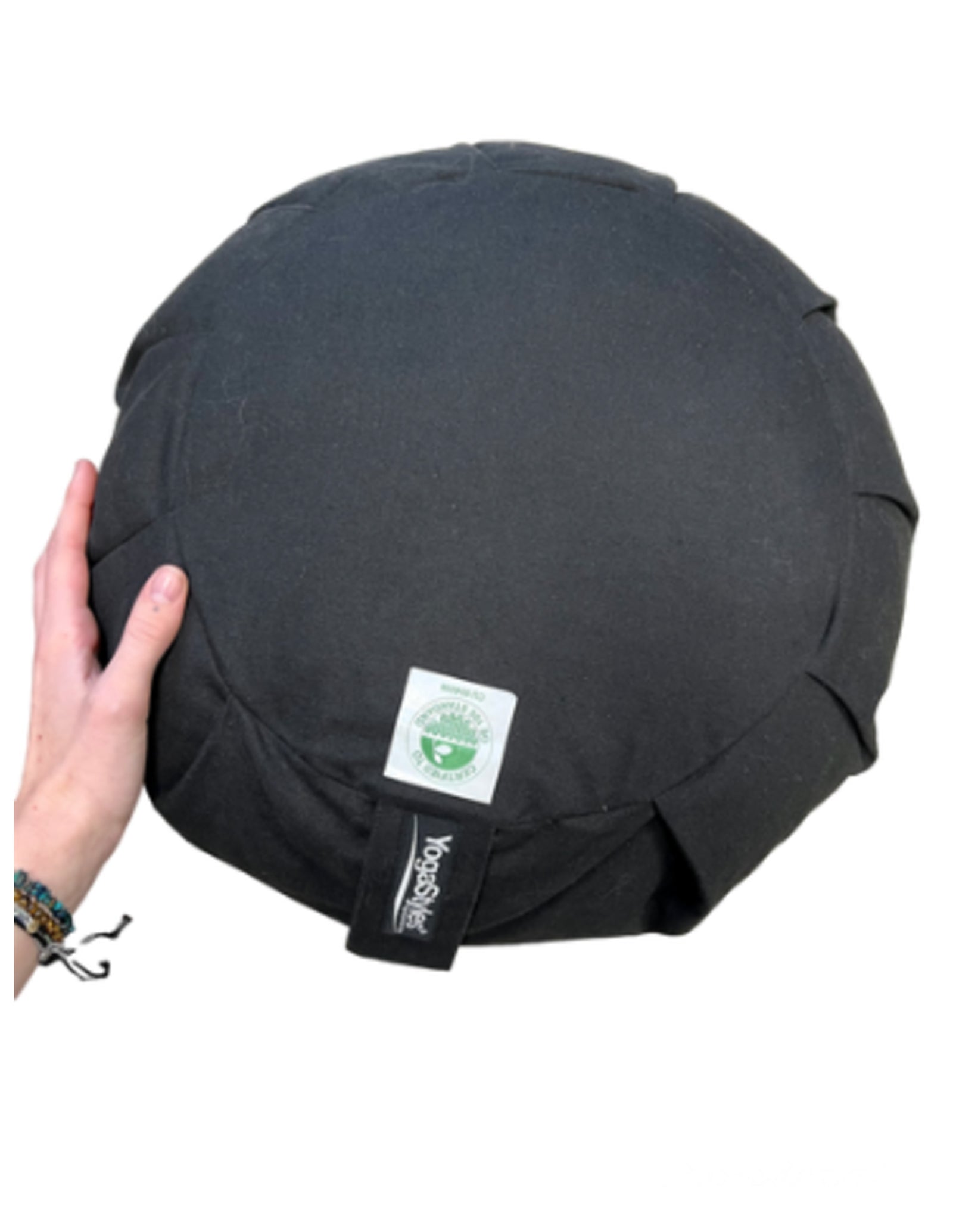 YogaStyles Meditatiekussen Organic Zafu Zwart