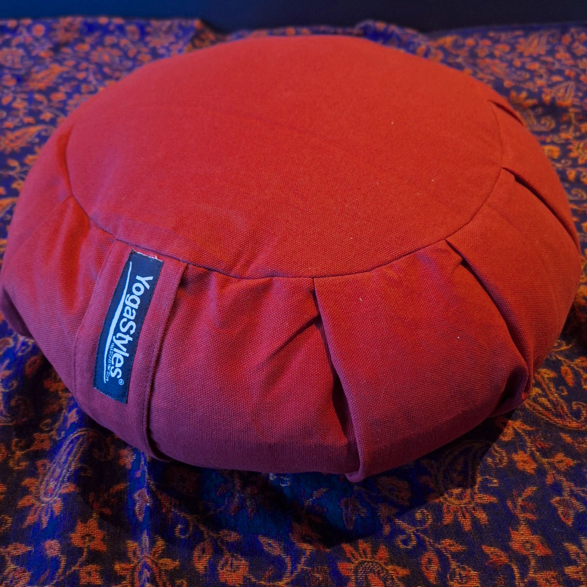 YogaStyles Meditatiekussen Pro-Zafu rood donker
