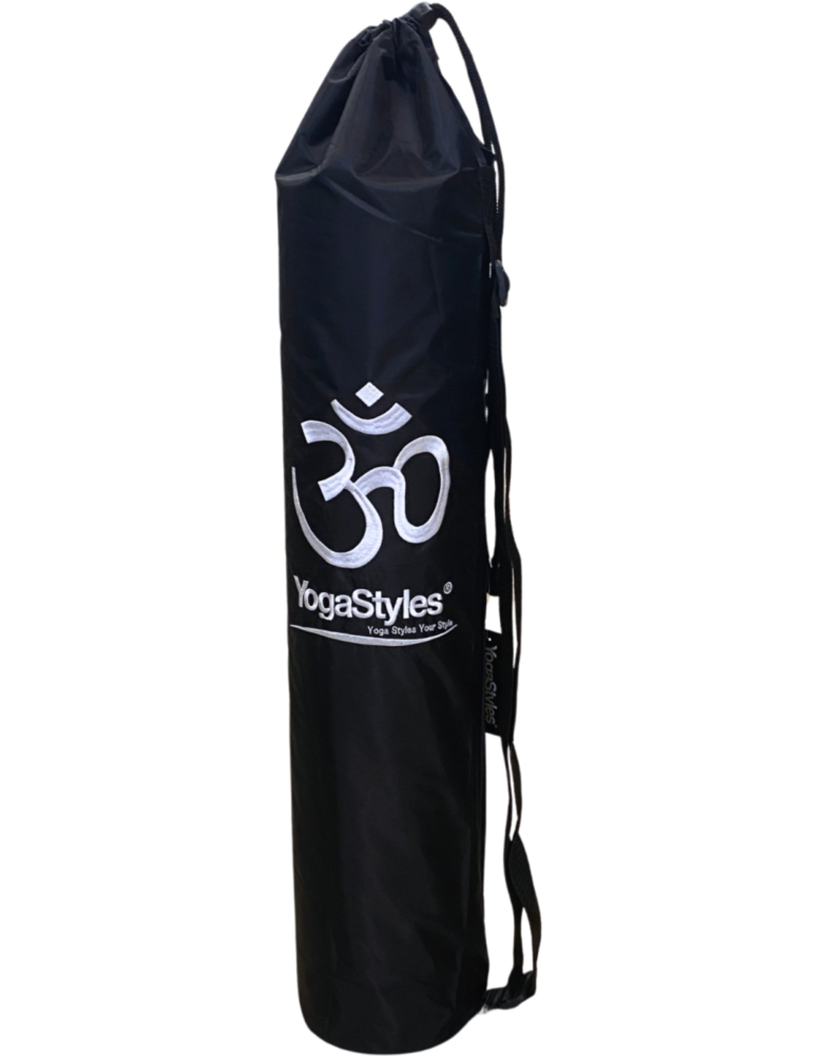 YogaStyles Yogatas Zwart met Ohm teken - waterbestendig