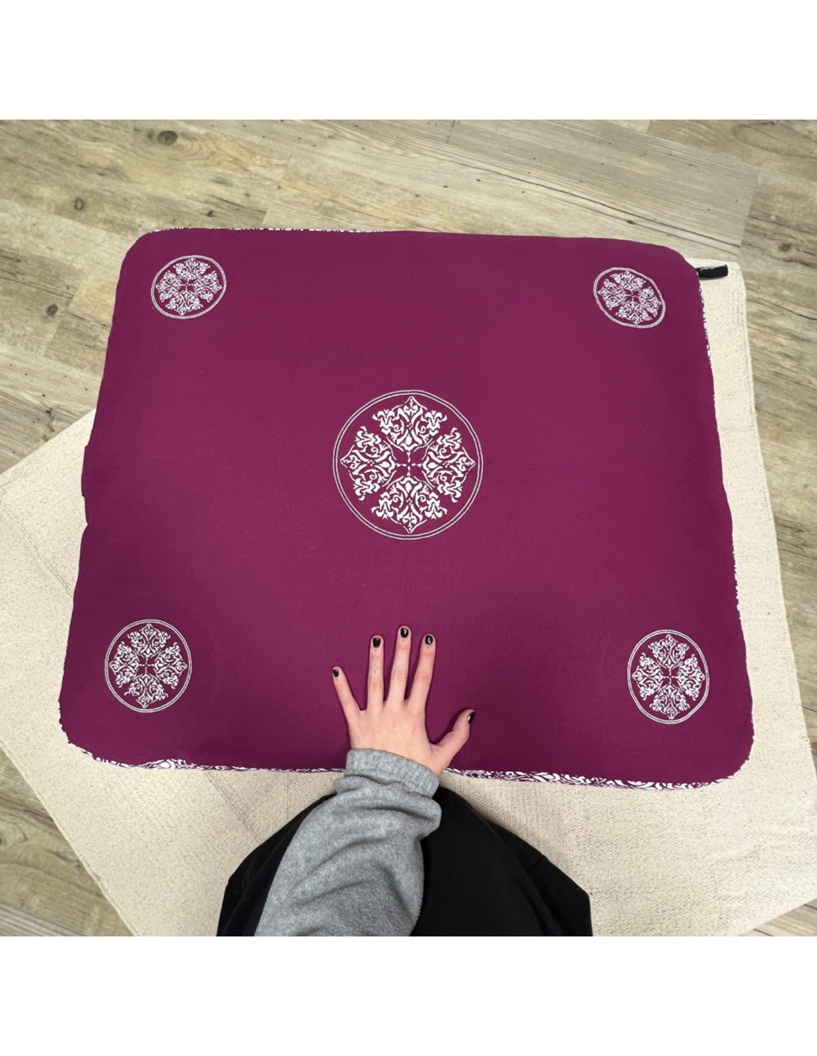 YogaStyles Zabuton design Paars