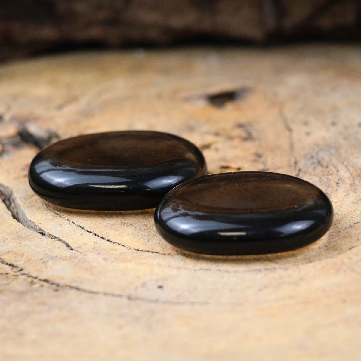Zaksteen Obsidiaan transparant