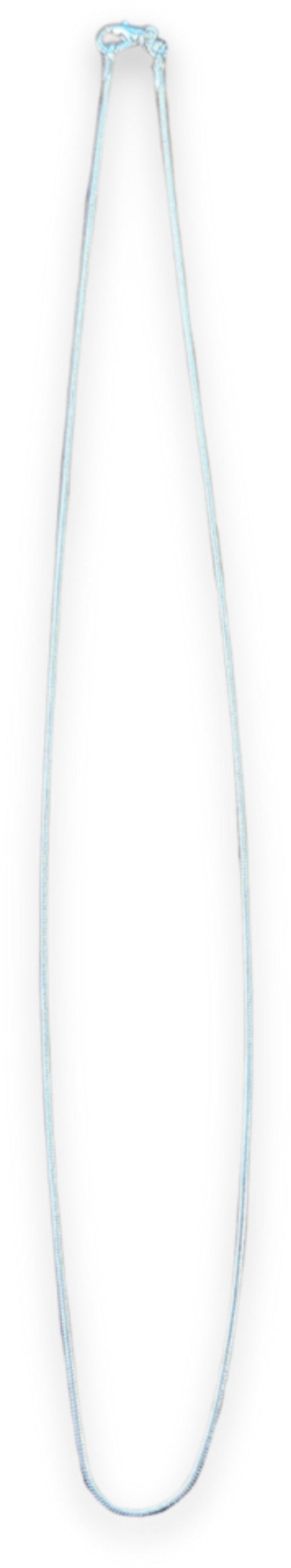 Zilveren collier snake 55 cm los