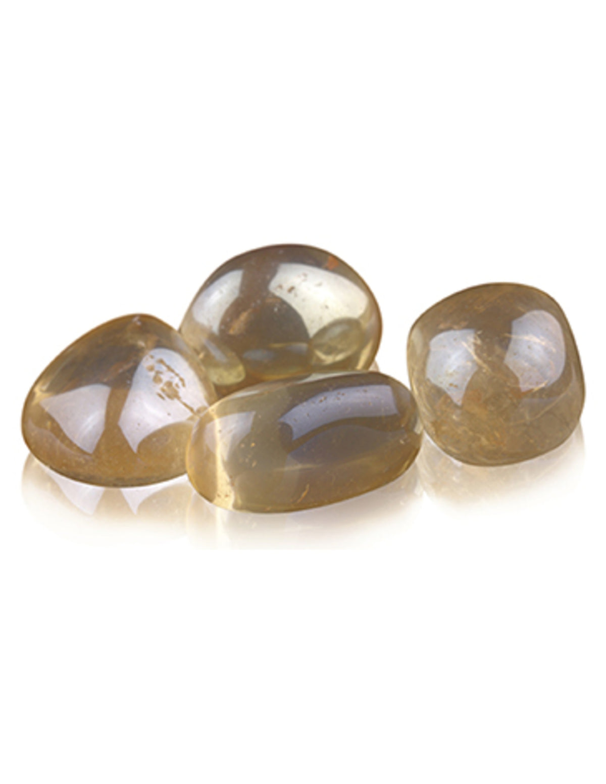 Zonneschijn aura trommelstenen 500 gr. (gecoat) (mt2)