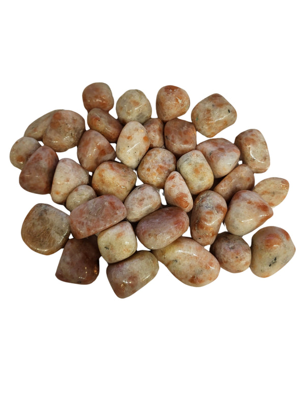 Zonnesteen AB 500 gr. edelsteen trommelstenen (mt3)