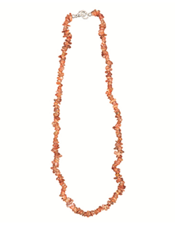 Zonnesteen edelsteen splitketting