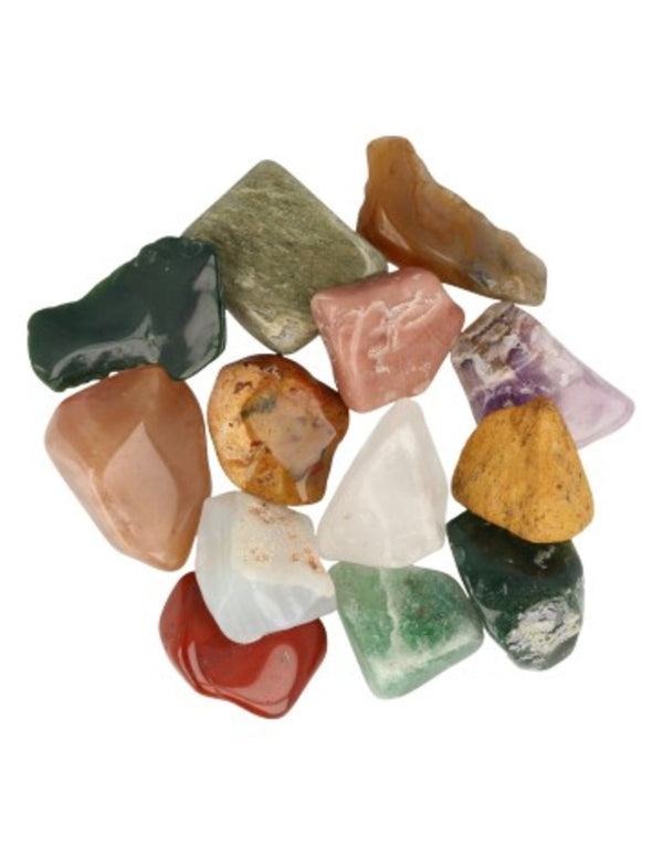 Zuid-Afrika mix 100 gr. edelsteen trommelstenen (mt3)